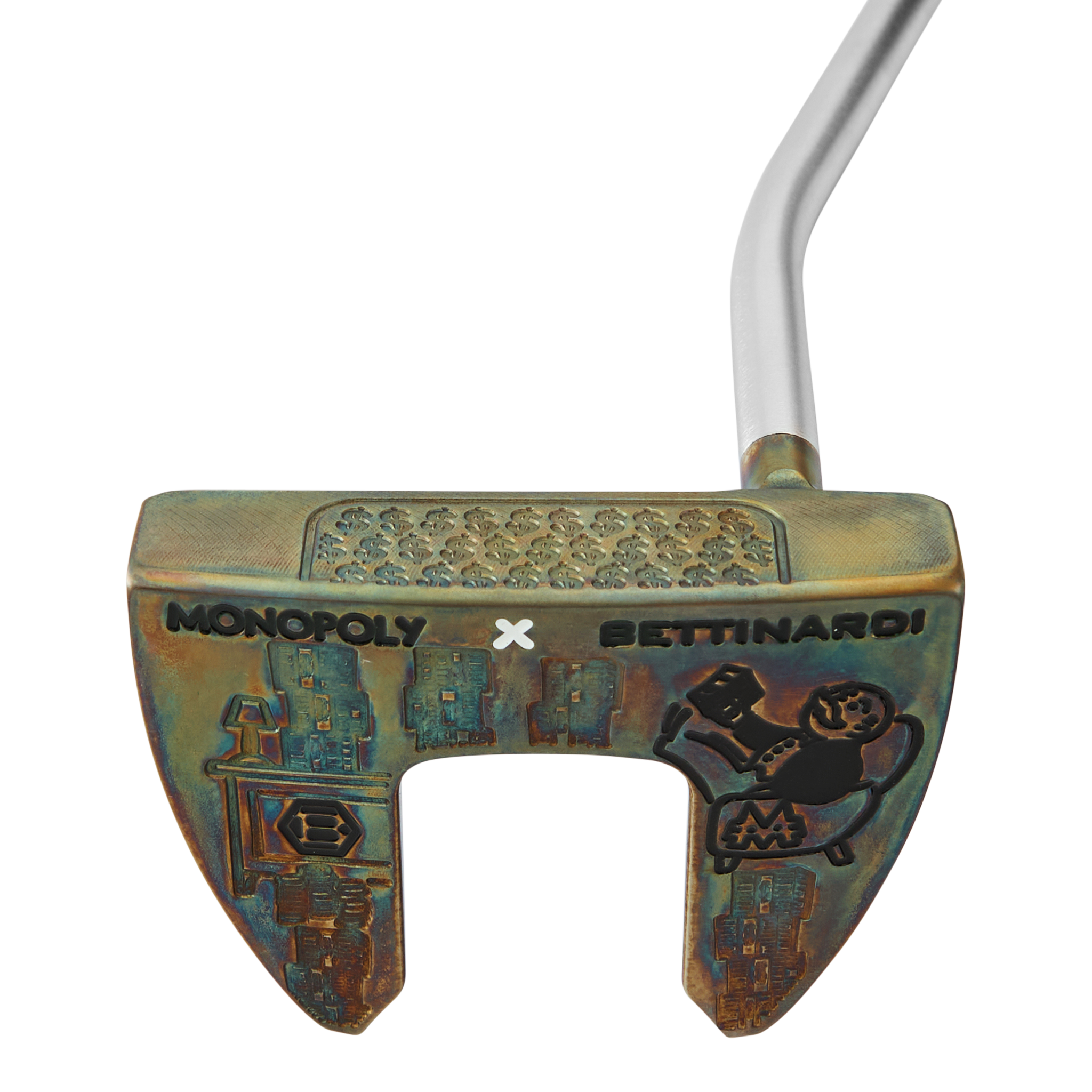 מקל גולף Bettinardi Golf Monopoly x Bettinardi Money Talks Steel Patina BB 6.0 1-of-1 Putter