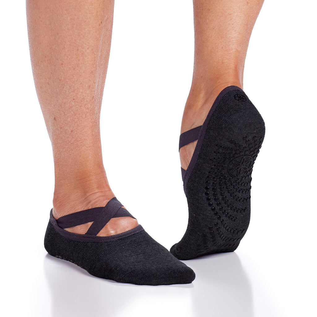 גרבי יוגה (2 זוגות) Gaiam Grippy Barre Sock