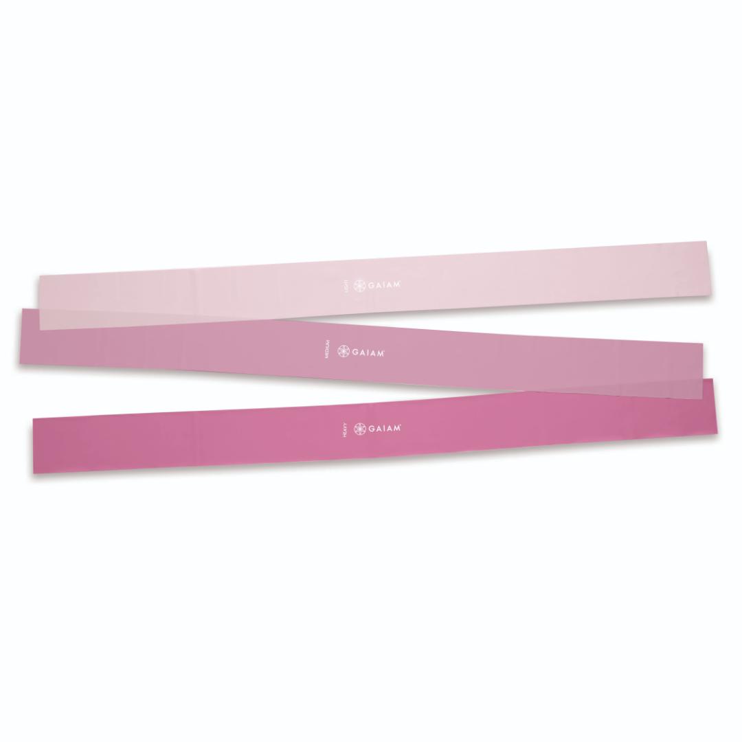 סט 3 גומיות בנד פתוחות Gaiam Flat Band
