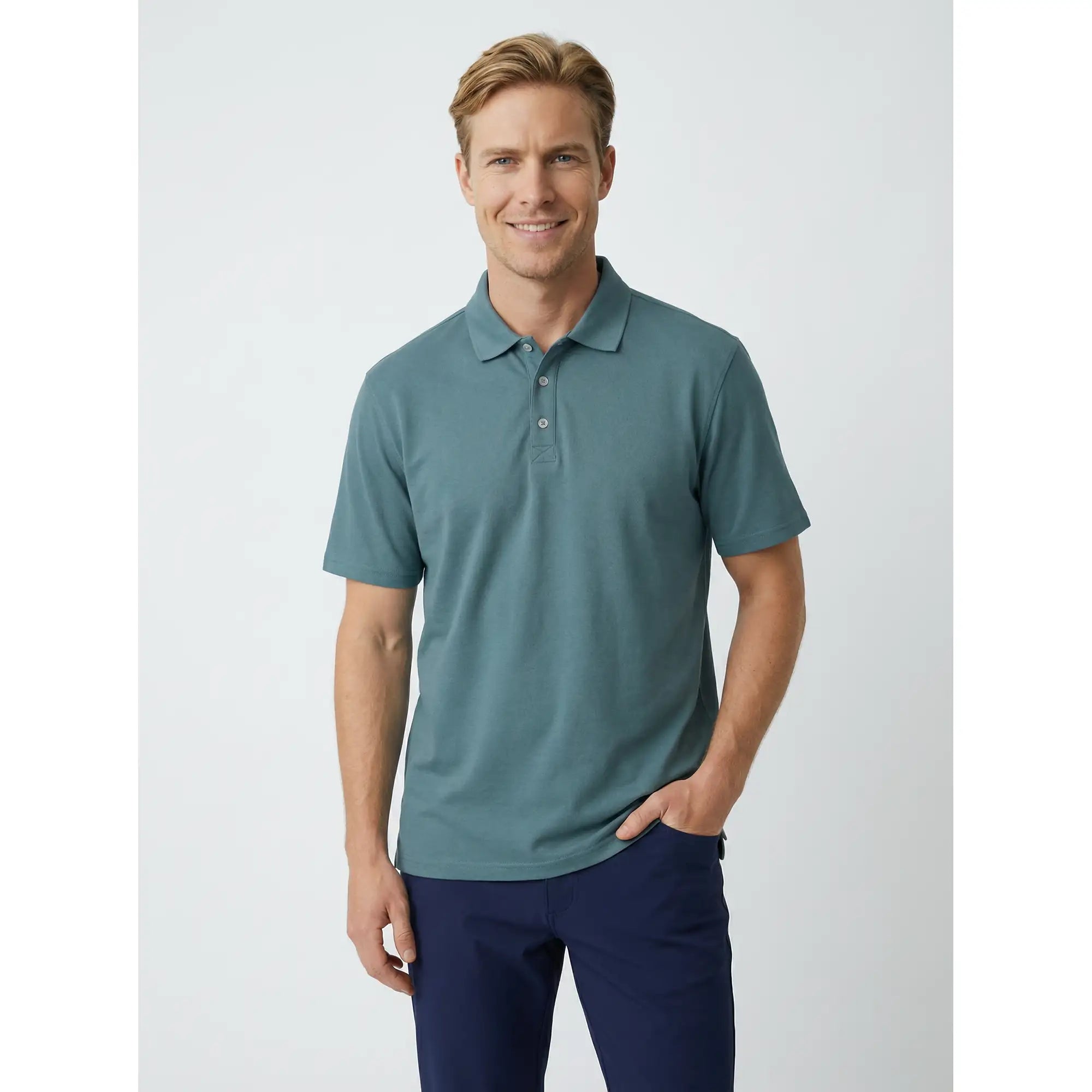חולצת גולף Sun Mountain Sports Lux Heather Polo