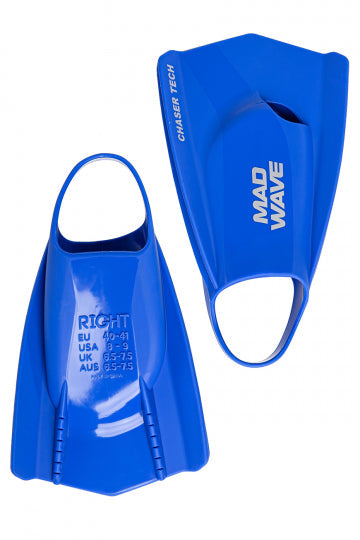 סנפירי שחייה קצרים Mad Wave Chaser Tech