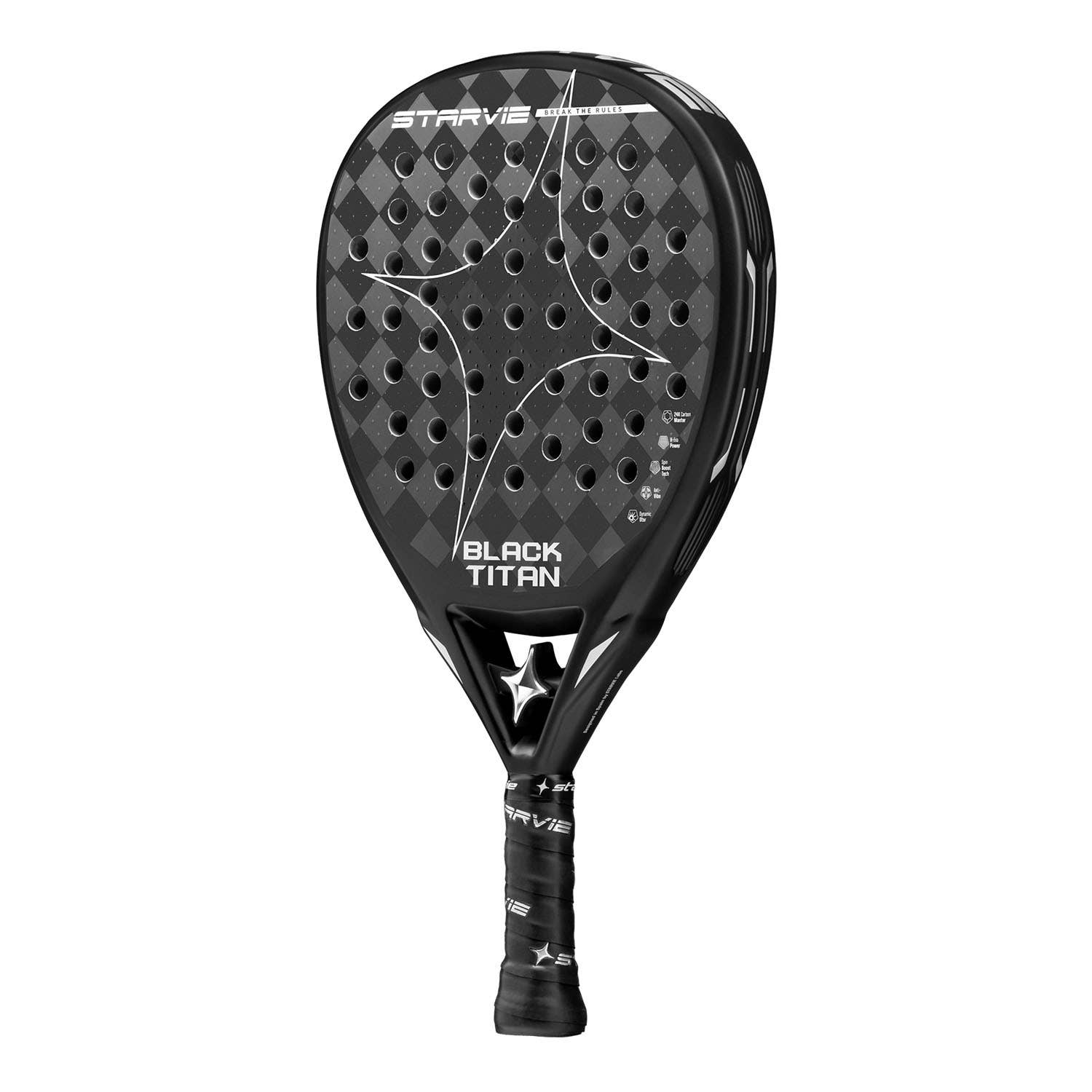 מחבט פאדל StarVie Black Titan