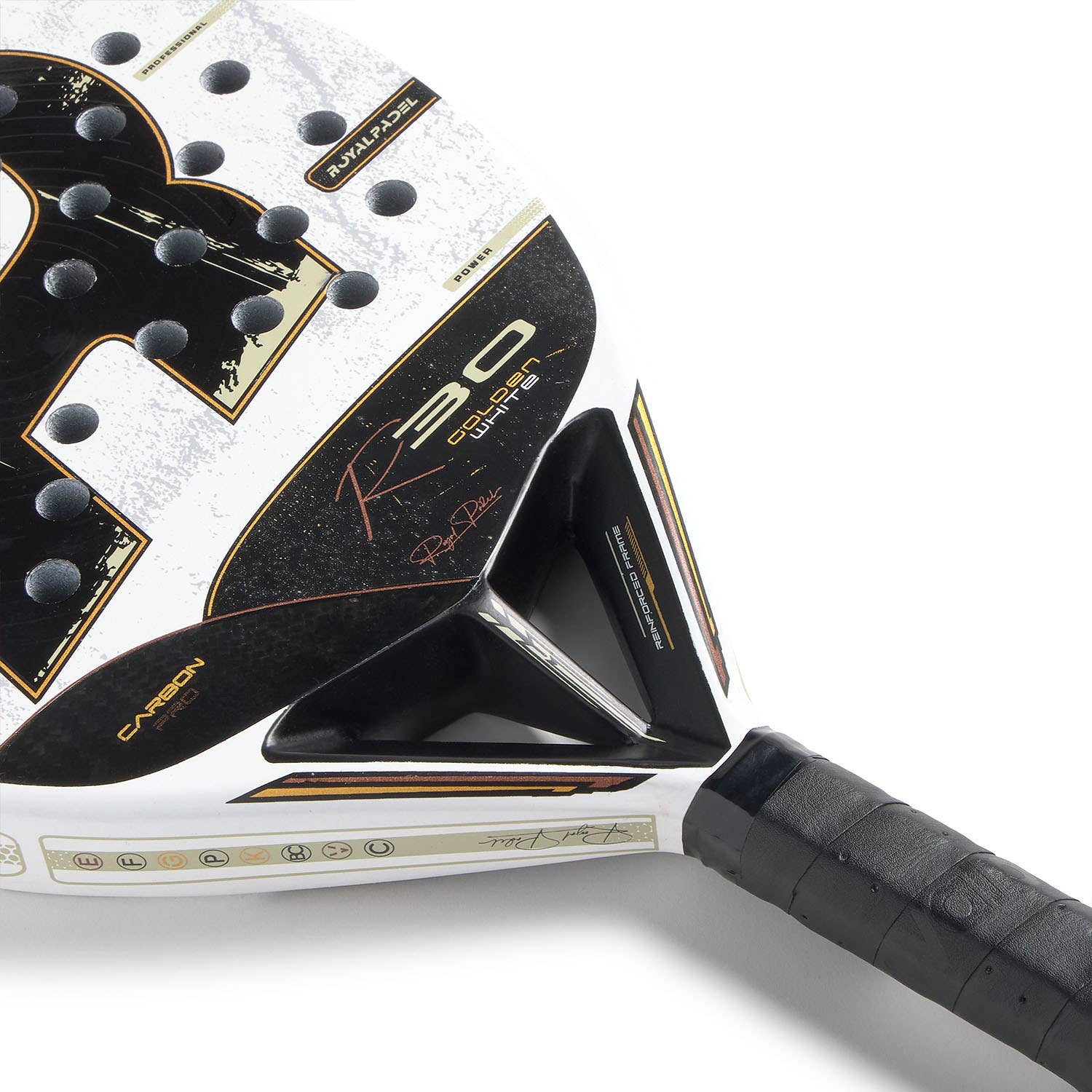 מחבט פאדל Royal Padel RP R30 Golden White