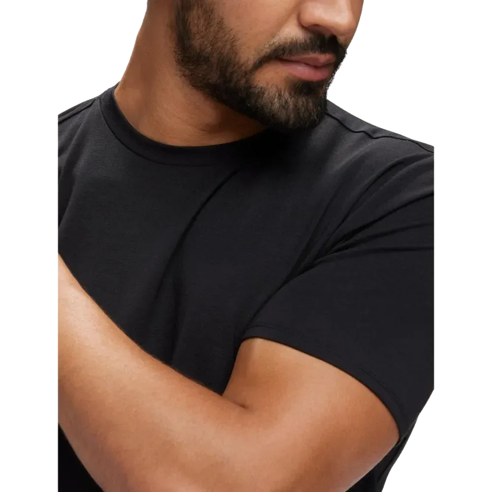 חולצת ריצה הוקה לגברים Hoka 1141757/BLK HOKA ESSENTIAL TEE