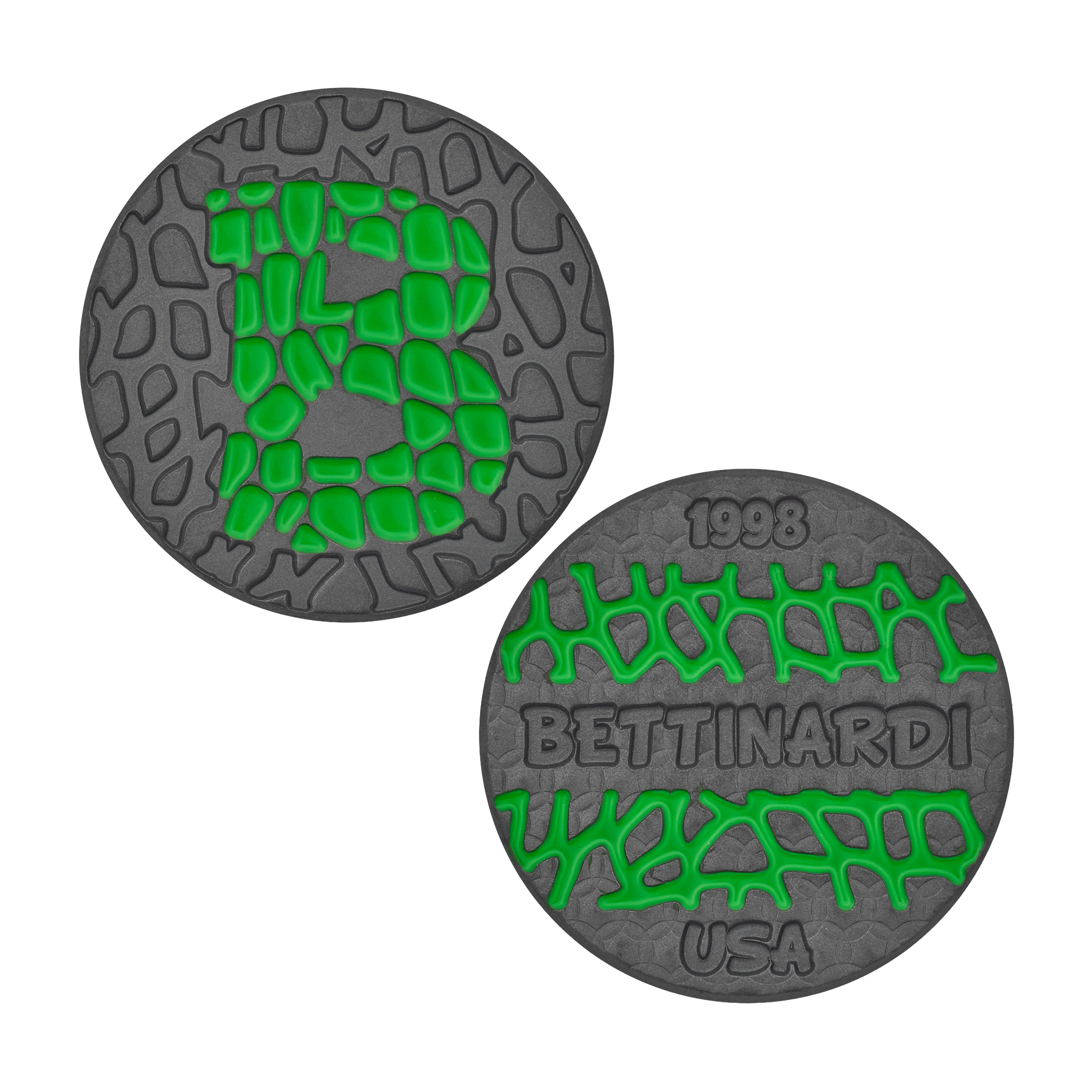 אביזר גולף Bettinardi Golf Bettinardi Green Gator Black Ox Ball Marker