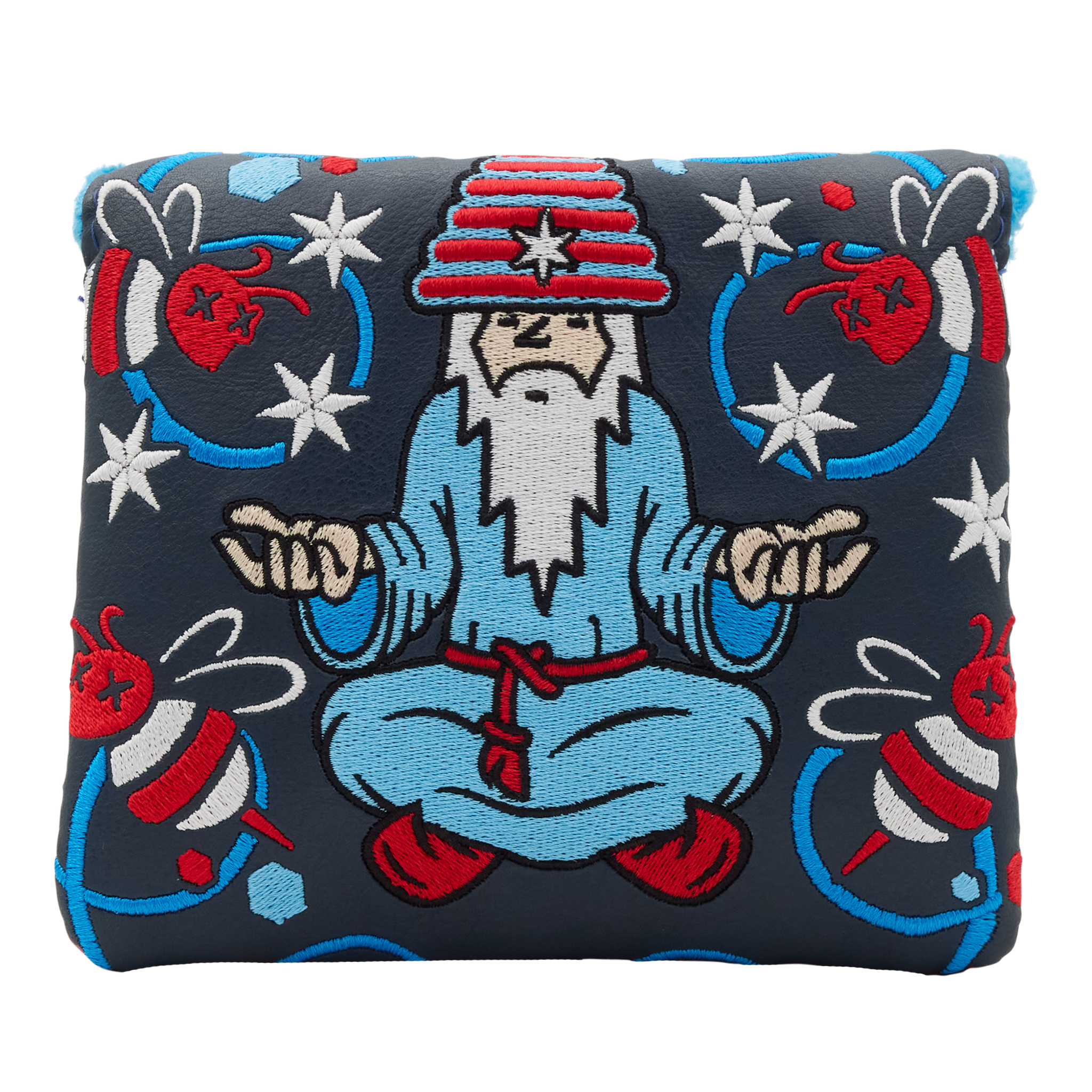 כיסוי מקל גולף Bettinardi Golf 4th of July All-Knowing Wizard Mallet Putter Headcover