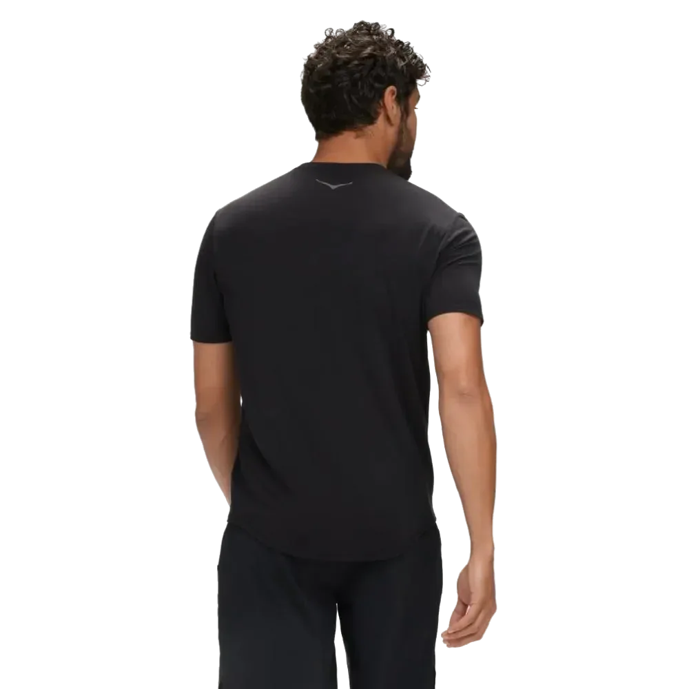 חולצת ריצה הוקה לגברים Hoka 1141757/BLK HOKA ESSENTIAL TEE