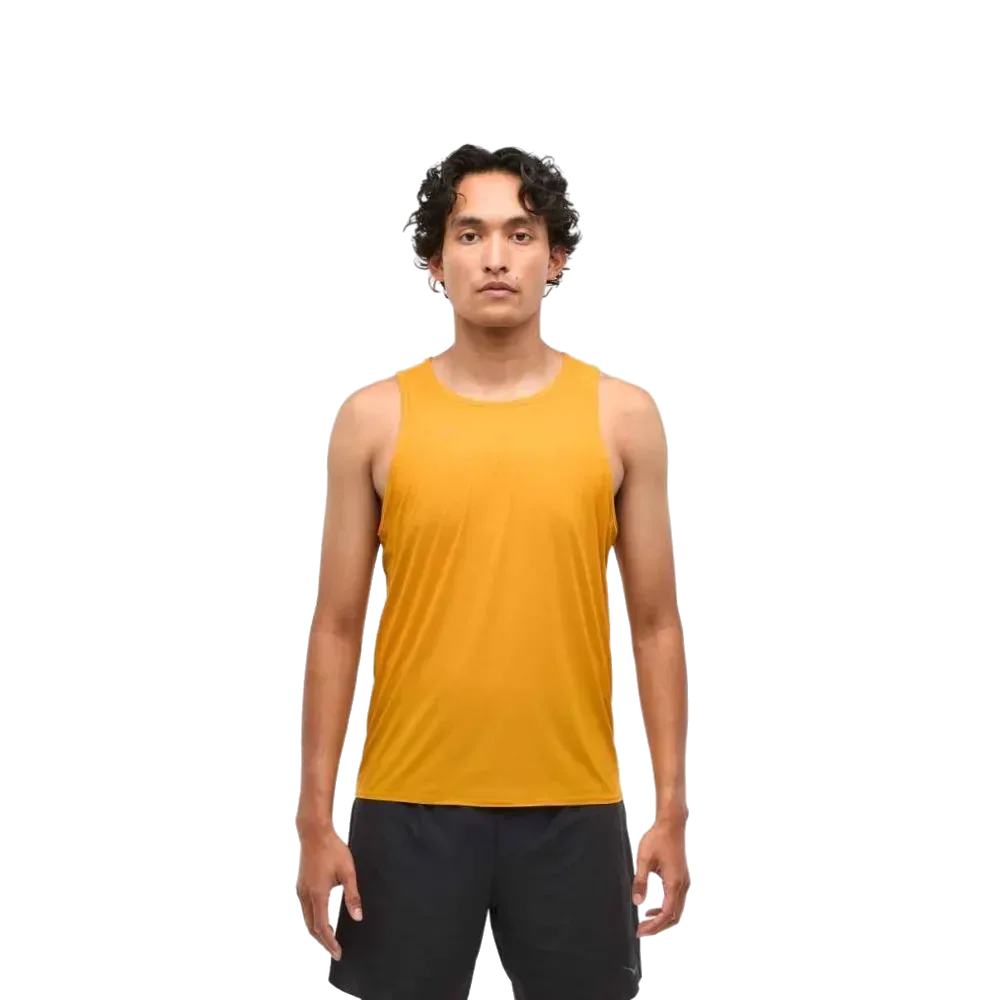 גופית הוקה לגברים Hoka 1151070/VRST AIROLITE RUN TANK YELLOW