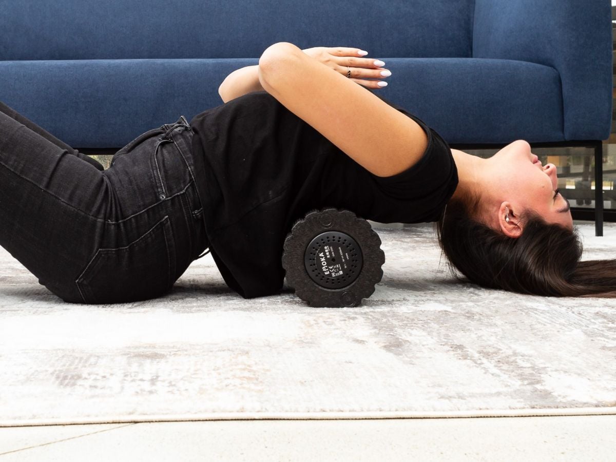 גליל עיסוי רוטט Vibrating Foam Roller