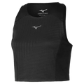 גופיית אימון מיזונו לנשים Mizuno Tech Light Crop Top Black J2GAD20009