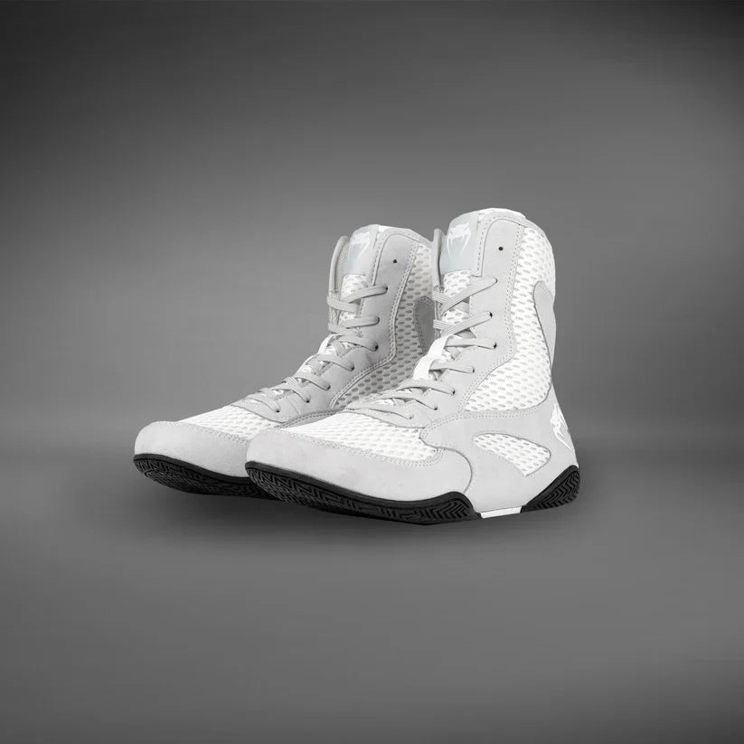 נעלי איגרוף -Venum Contender Boxing Shoes - White/Grey
