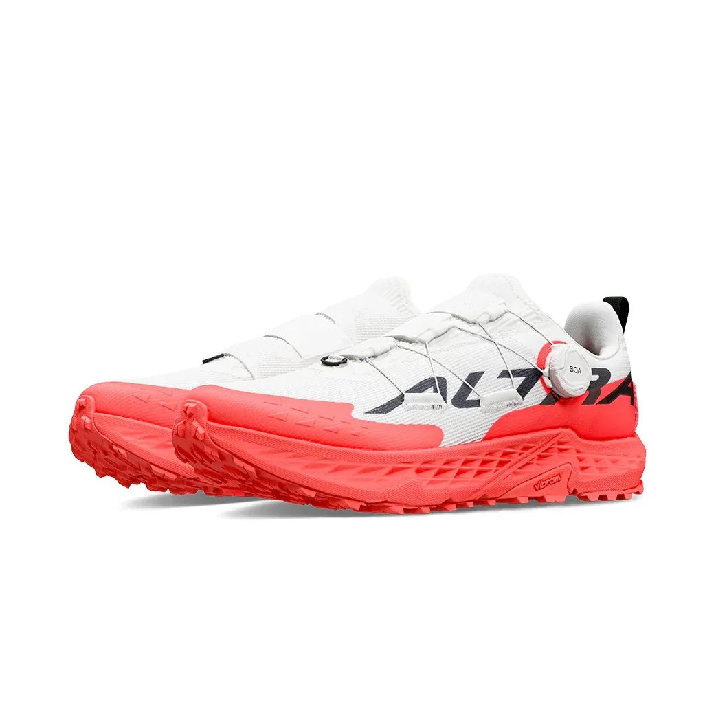 נעלי ריצת שטח אלטרה טימפ 5 בואה לגברים Altra TIMP 5 BOA WHITE/RED A0A85Q9160