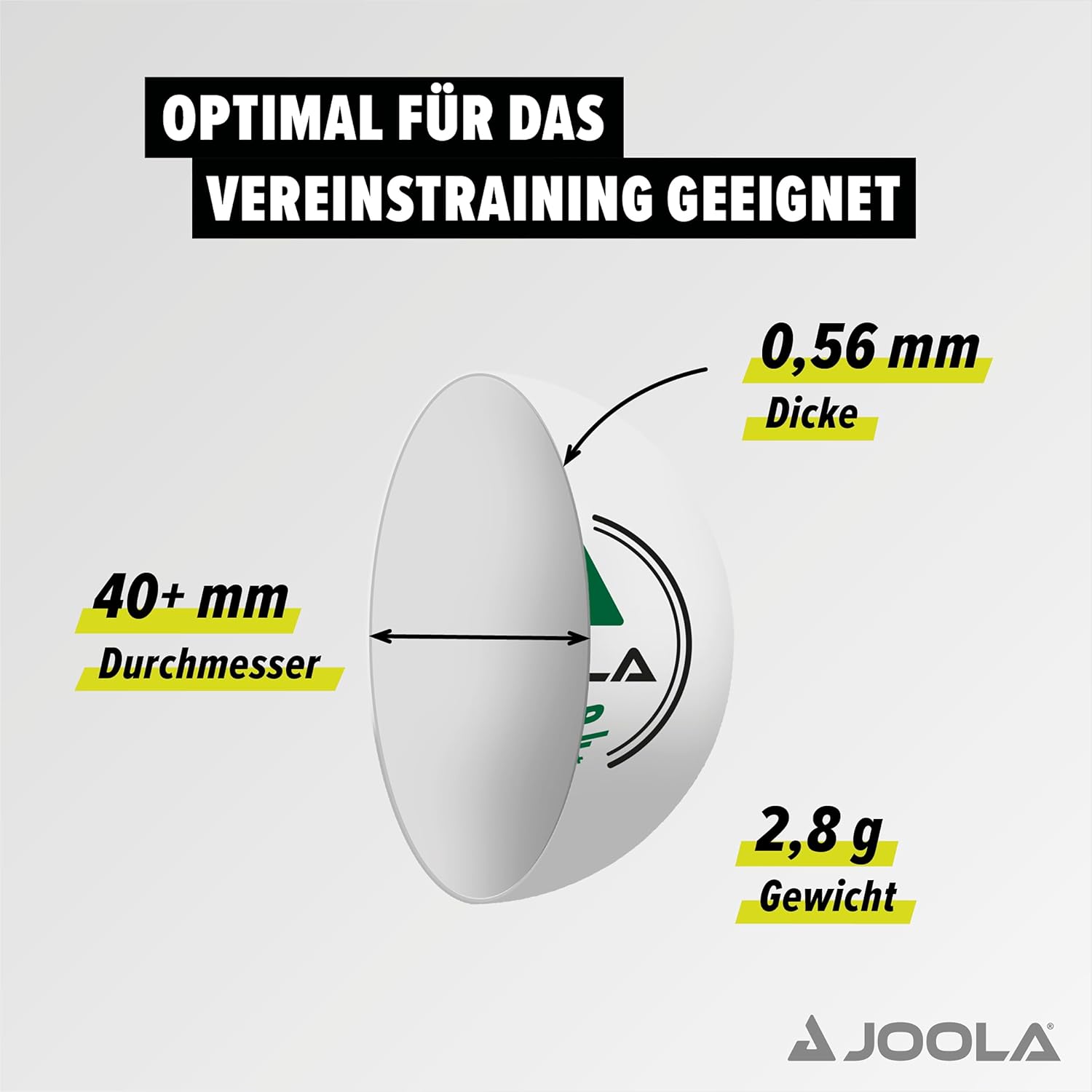 72 כדורי טנ"ש Joola Flip 40+ (מארז)