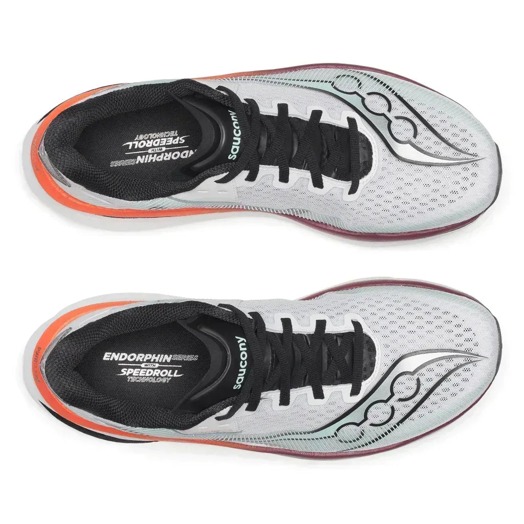 נעלי ריצה סאקוני אזורה  לגברים Saucony ENDORPHIN AZURA WHITE/CRIMSON S21070-172