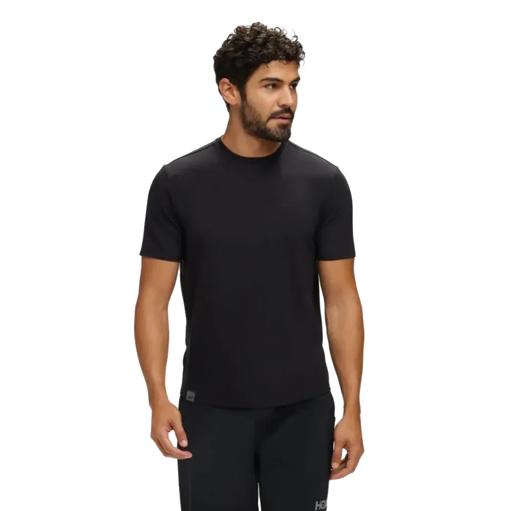 חולצת ריצה הוקה לגברים Hoka 1141757/BLK HOKA ESSENTIAL TEE