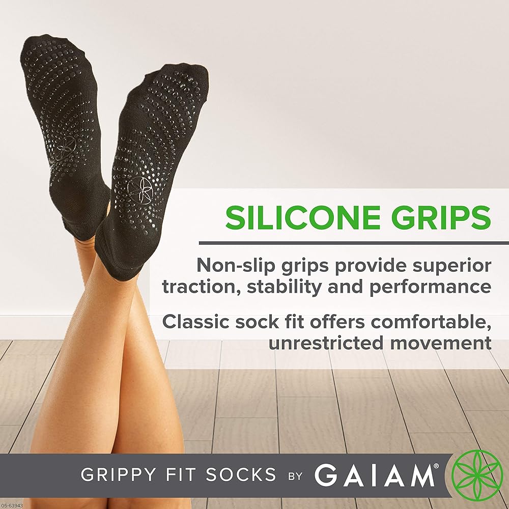גרבי יוגה (2 זוגות) GRIPPY CLASSIC YOGA SOCKS