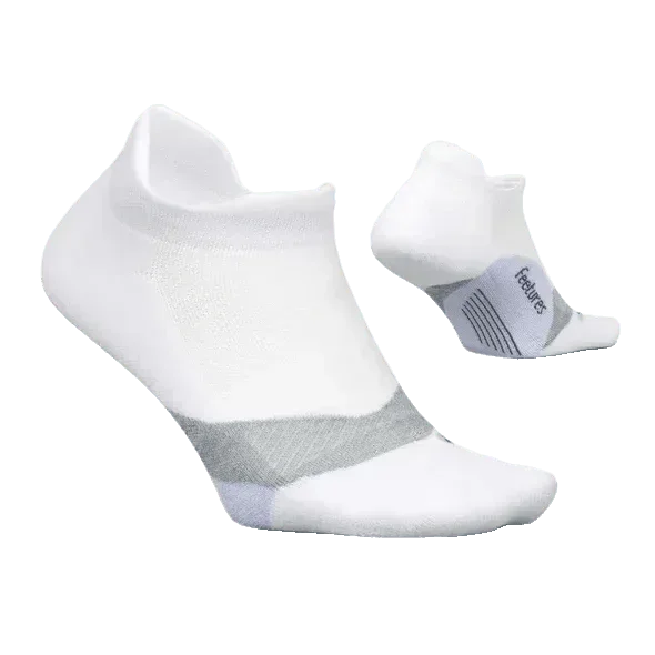 גרבי Feetures Elite Light Cushion No Show Tab White Lilatech E5058748