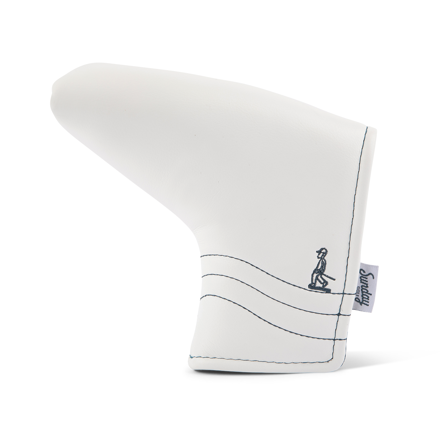 מקל גולף Sunday Golf Blade Putter Headcover | White/Navy