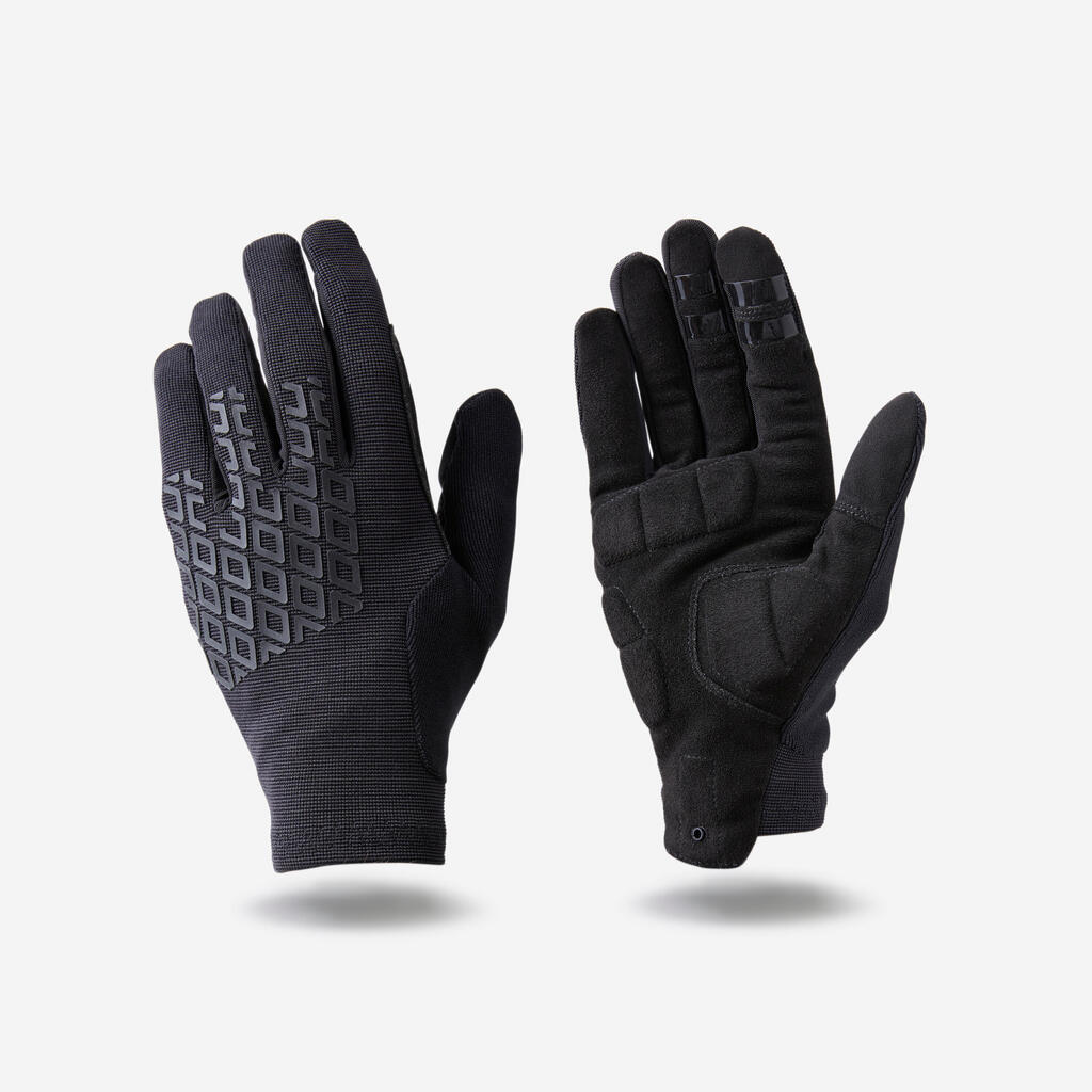 כפפות רכיבה ROCKRIDER 500 שחור