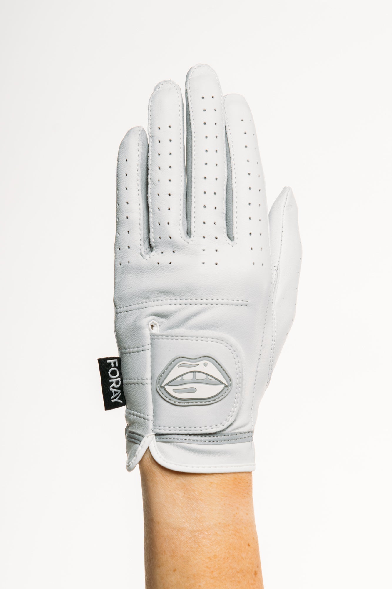 כפפת גולף Foray Golf Golf Glove Tonal White Lip Logo
