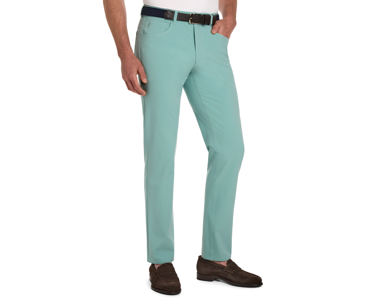 מכנסי/חצאית גולף Holderness & Bourne The McDaniel 5 Pocket Pant: Cascade Green