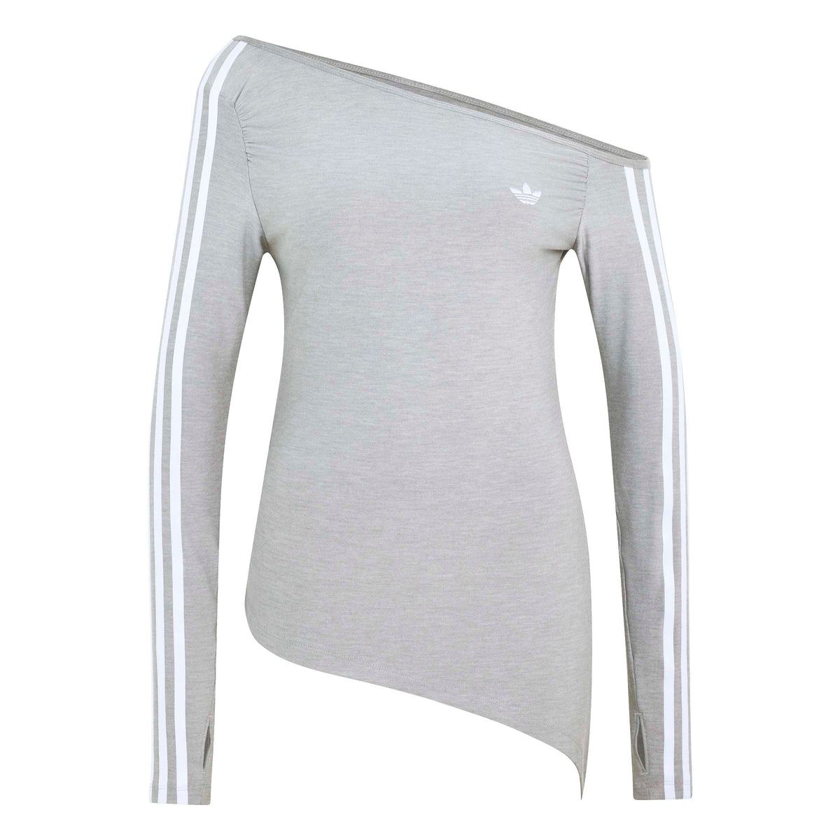 One-Shoulder Asymmetric חולצה ארוכה