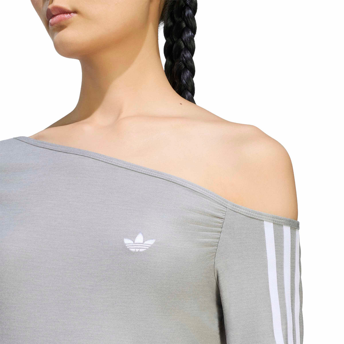 One-Shoulder Asymmetric חולצה ארוכה