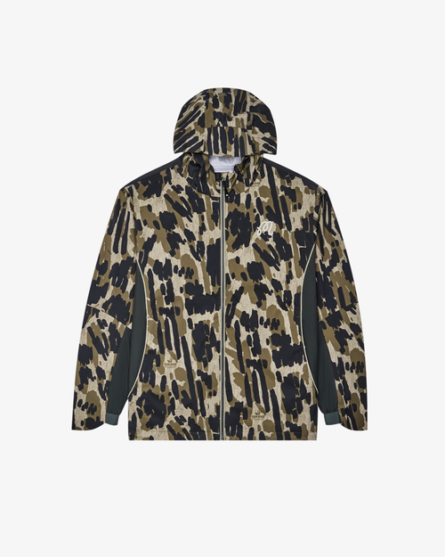 ביגוד עליון לגולף Malbon Golf TOUR DIVOT CAMO RAIN JACKET