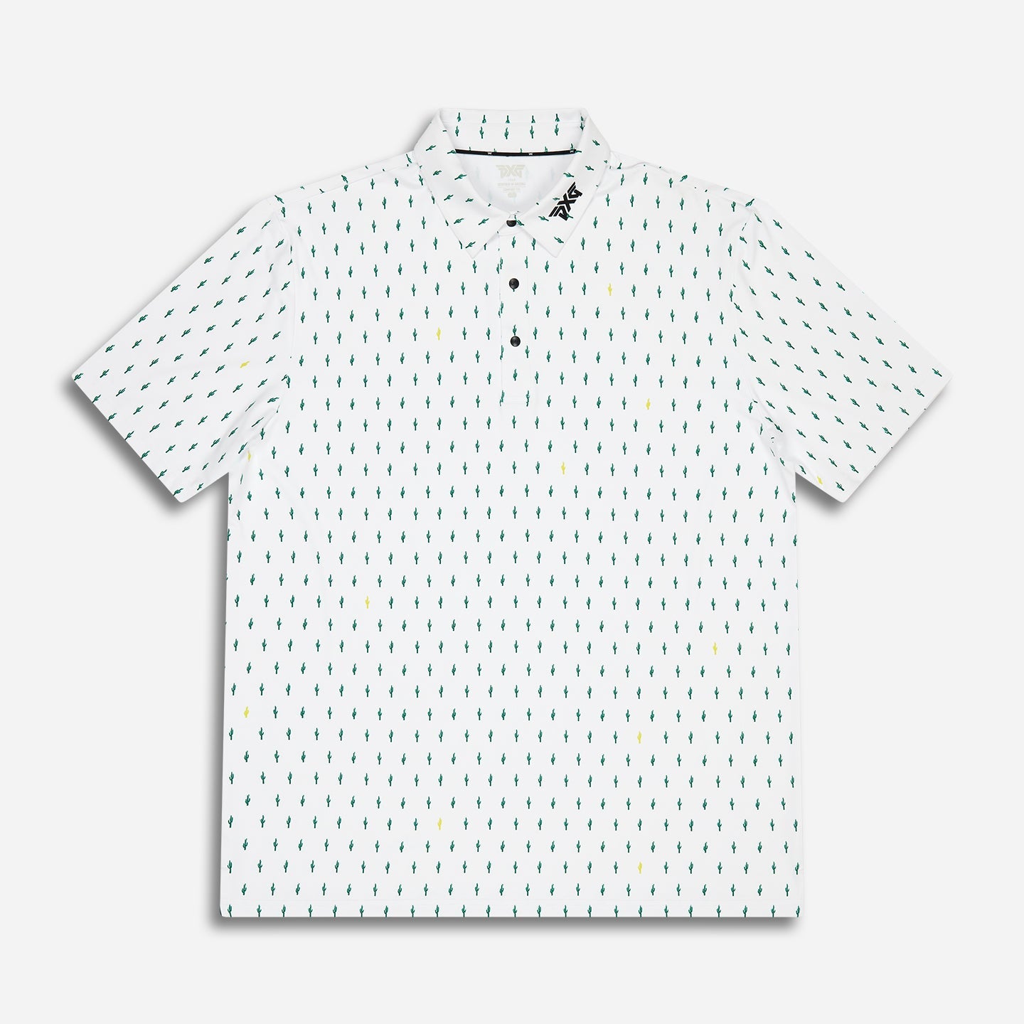 חולצת גולף PXG Men's Tour Cactus Print Polo