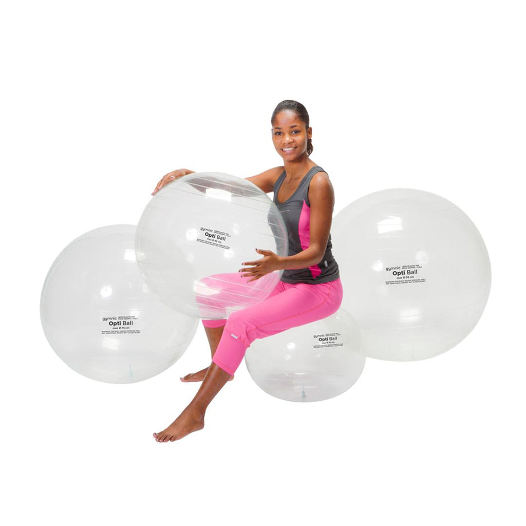 כדור פיזיו שקוף 65 ס"מ Gymnic Opti Ball