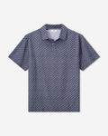 חולצת גולף Devereux TBD Polo - Navy / White
