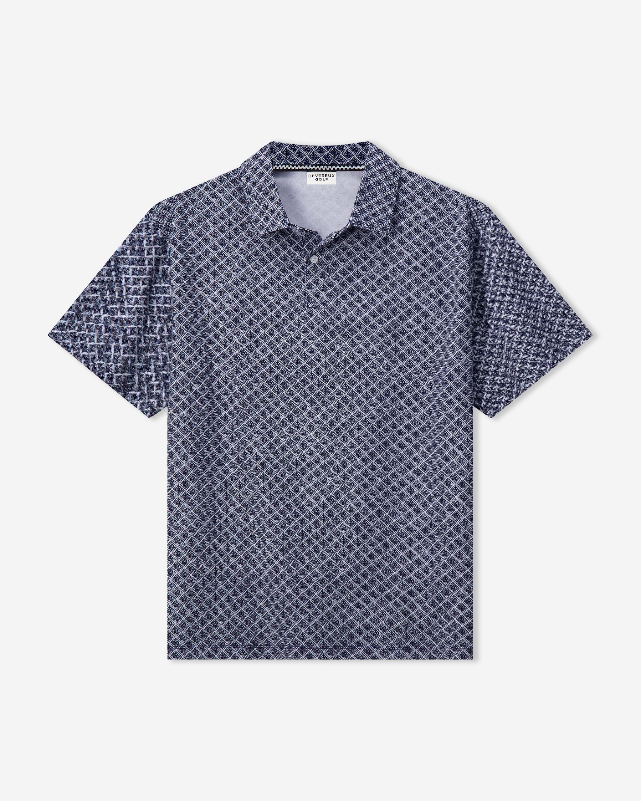 חולצת גולף Devereux TBD Polo - Navy / White
