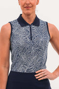 חולצת גולף Foray Golf America Palm Print Polo