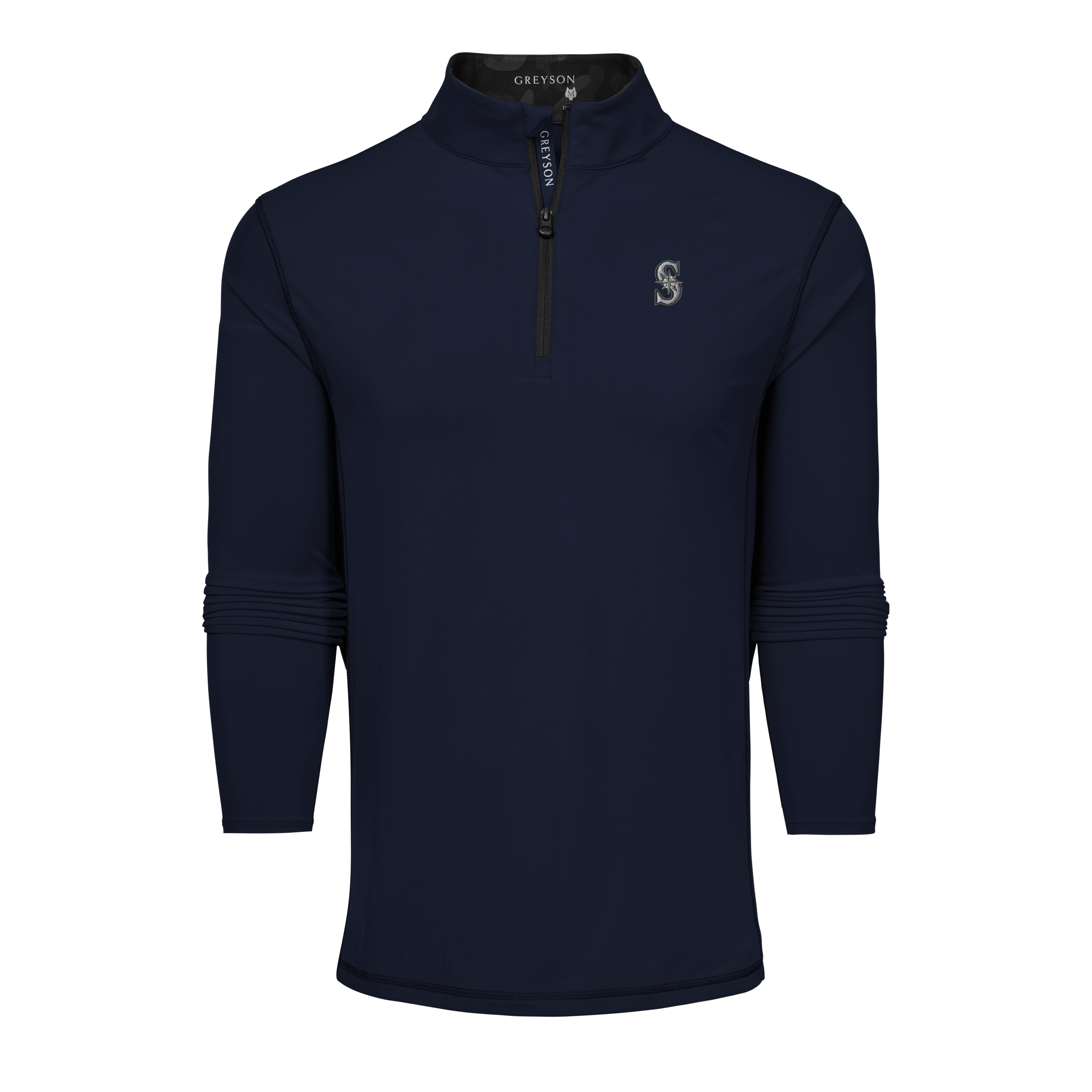 ביגוד עליון לגולף Greyson Clothiers Seattle Mariners Colorado Quarter-Zip