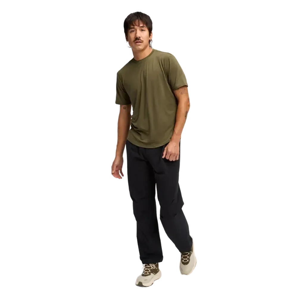 חולצת ריצה הוקה לגברים Hoka 1141757/ATQL HOKA ESSENTIAL TEE OLIVE