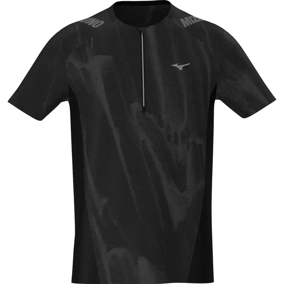 חולצת אימון מיזונו לגברים Mizuno Tech Light Short Sleeve Tee (M) Black J2GAD00109