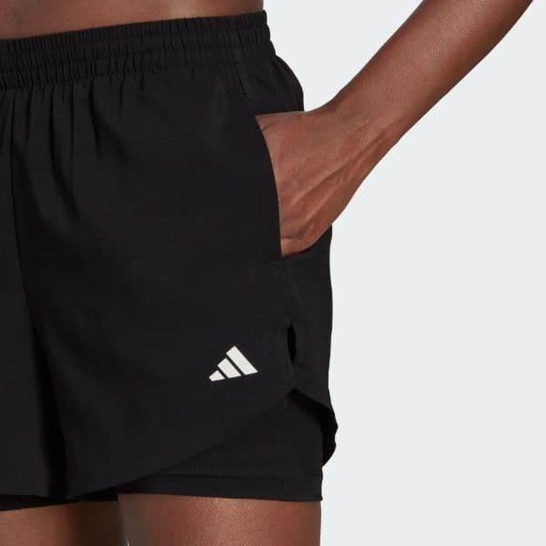 מכנס אימון עם טייטס לנשים Adidas MIN 2IN1 SHO FTW HN1044