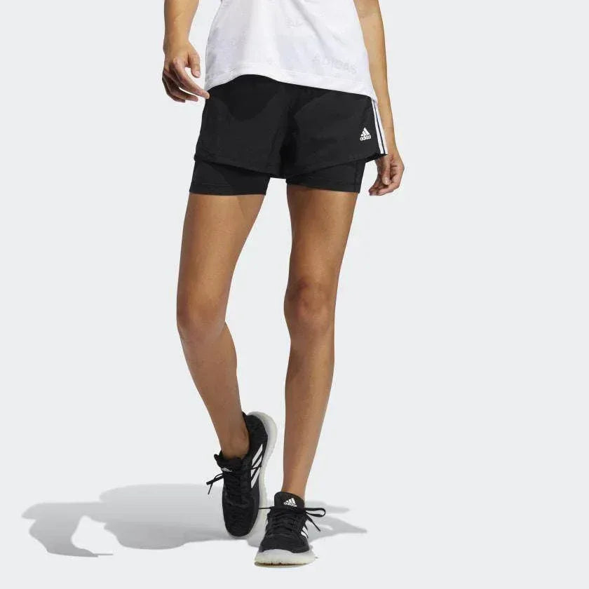 מכנס אדידס עם טייטס לנשים Adidas PACER 3S 2 IN 1 GL7686