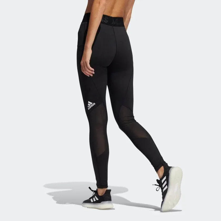 טייטס אדידס ארוך לנשים ADIDAS TF L 3 BAR T BLACK/WHITE GL0693