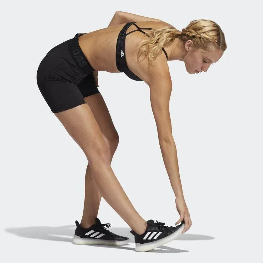 טייטס אדידס קצר לנשים Adidas TF SHRT 3 BAR T GL0689