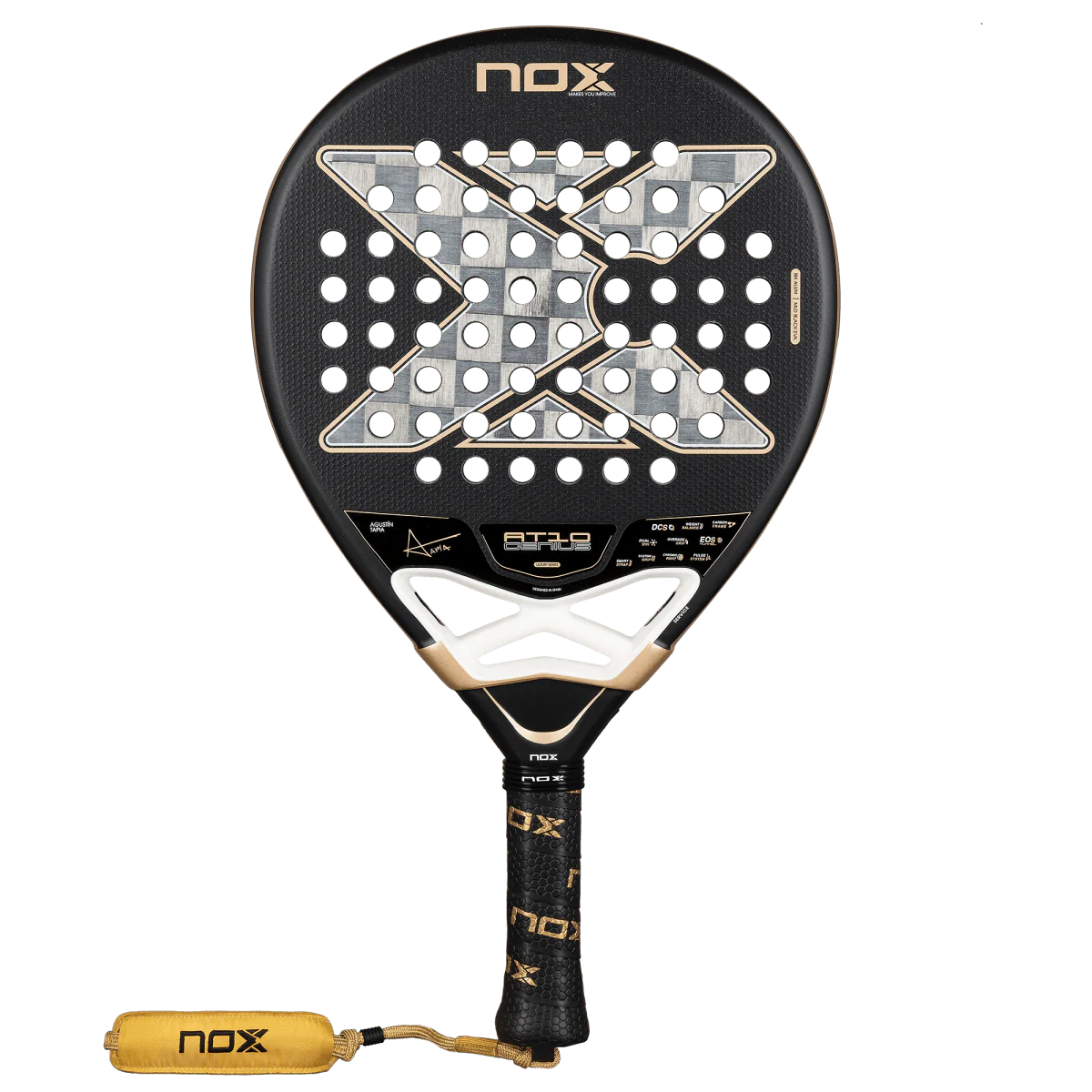 מחבט פאדל Nox AT10 Luxury Genius 18K Alum 2026