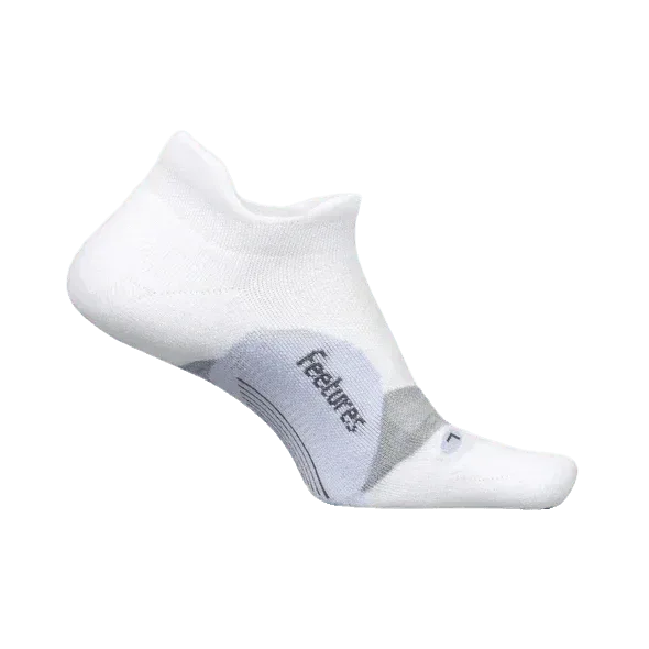 גרבי Feetures Elite Light Cushion No Show Tab White Lilatech E5058748