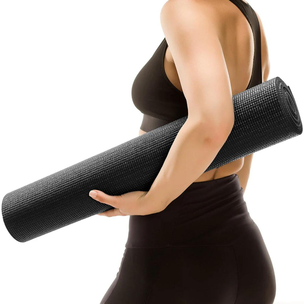 מזרן יוגה שחור עובי 6 מ"מ (Energym)