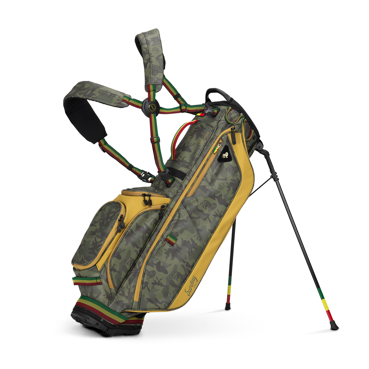 תיק גולף Sunday Golf Ryder Bob Marley Camo Full Size Stand Bag