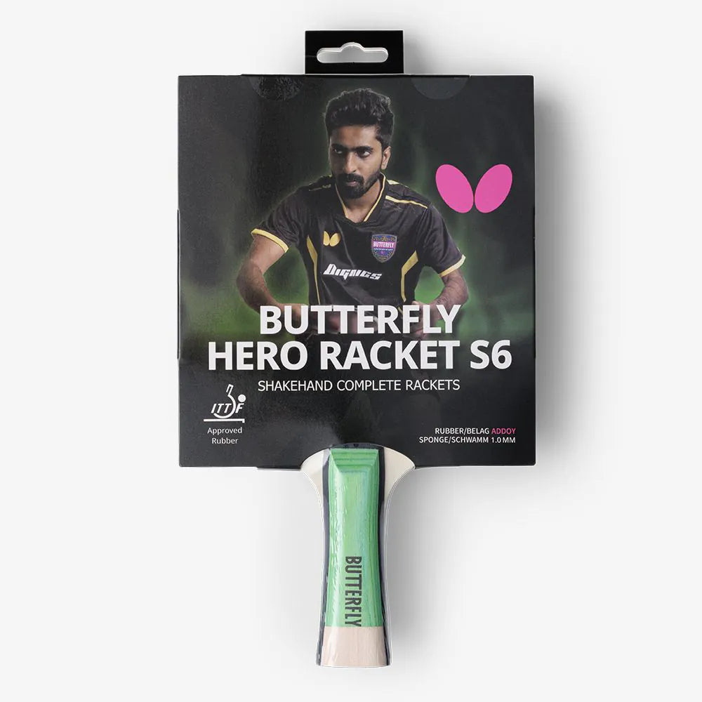 מחבט טנ"ש בטרפליי HERO S6 Gnanasekaran
