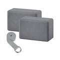 סט קוביות ורצועת יוגה Gaiam Block 2pk Strap Combo
