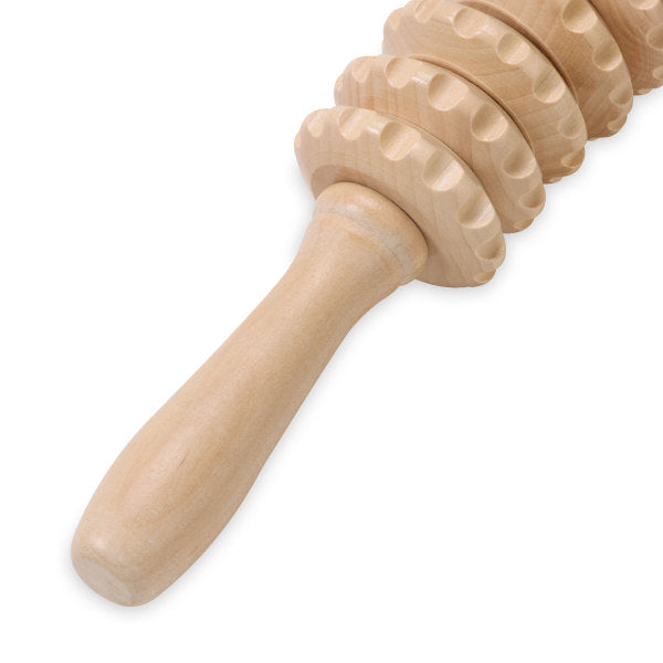 רולר עיסוי קמור מעץ Gaiam Relax