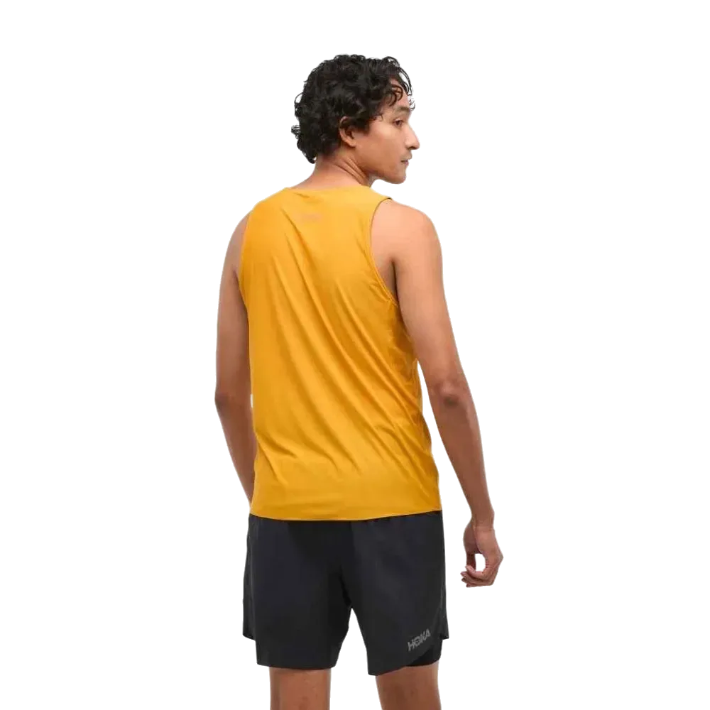 גופית הוקה לגברים Hoka 1151070/VRST AIROLITE RUN TANK YELLOW