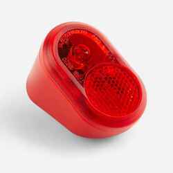 פנס LED דינמו אחורי לאופניים Elops 520 אדום