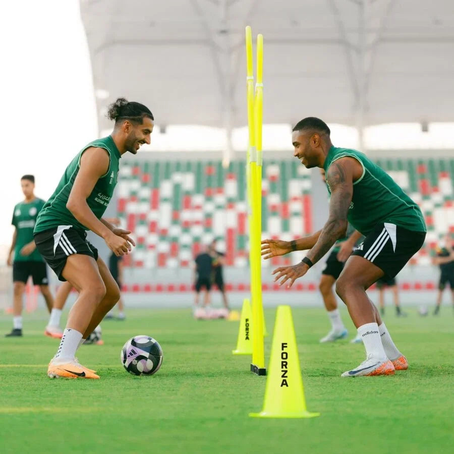 קונוס לאימונים במגוון גדלים FORZA Football Training Marker Cones